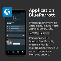 BlueParrott M500-XT Wireless Bluetooth Mono Headset with 93% Noise-Cancelling Microphone