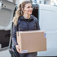 BlueParrott M500-XT Wireless Bluetooth Mono Headset with 93% Noise-Cancelling Microphone