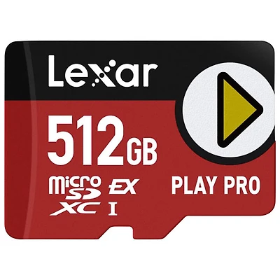 Lexar Play Pro 512GB 900MB/s microSDXC Express Memory Card