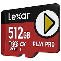 Lexar Play Pro 512GB 900MB/s microSDXC Express Memory Card