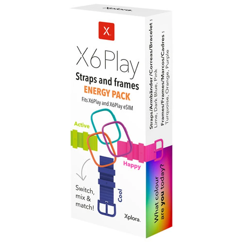 Xplora Energy Watch Strap & Frame Pack for Xplora X6 Play - Small / Medium