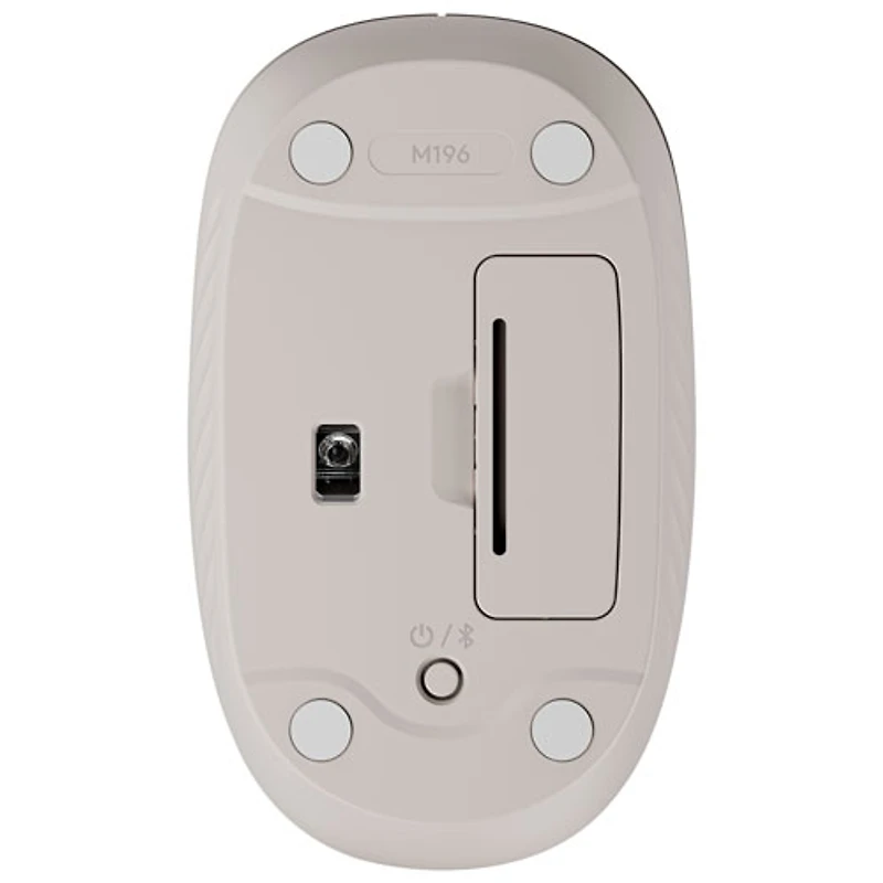 Logitech M196 Wireless Optical Bluetooth Ambidextrous Mouse - Sand