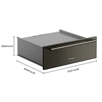 KitchenAid 30" 1.5 Cu. Ft. Electric Warming Drawer (KWES730SBE) - Black Ore