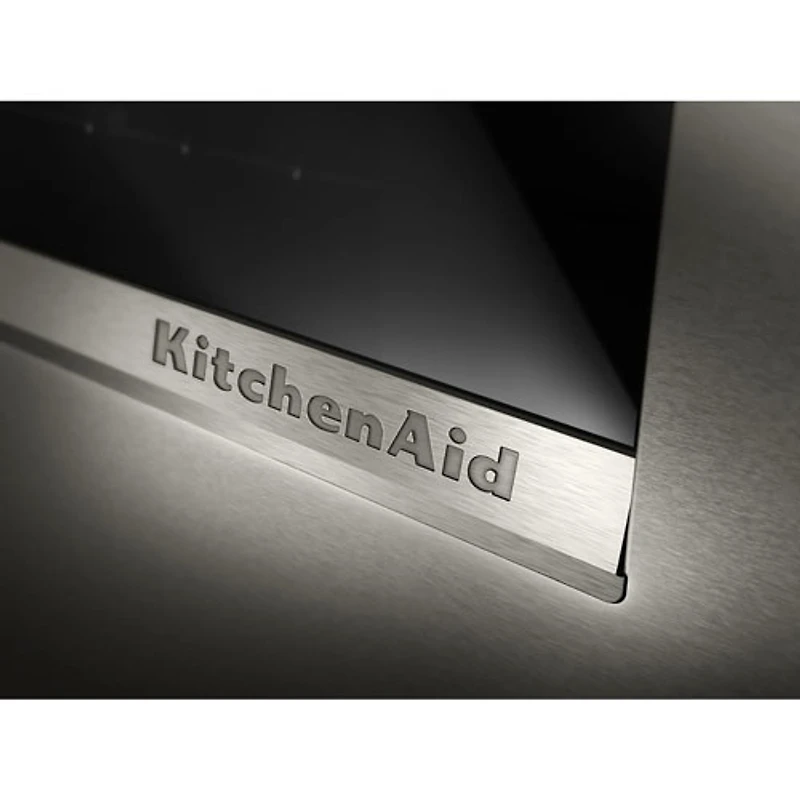 Four mural électrique à convection véritable 5 pi³ 30 po de KitchenAid (KOES730SBE) - Fonte noire