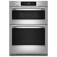KitchenAid 27" 5 Cu. Ft. Combination True Convection Electric Wall Oven (KOEC727SPS) - PrintShield Stainless