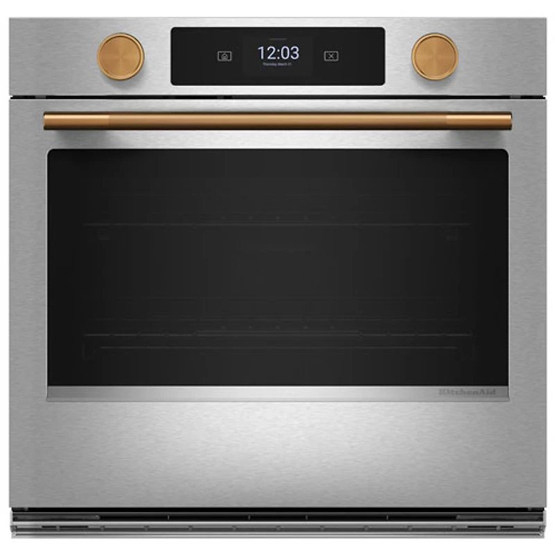 Four mural électrique à convection véritable 5,0 pi³ 30 po de KitchenAid (KOES730SPS) - Acier inoxydable PrintShield