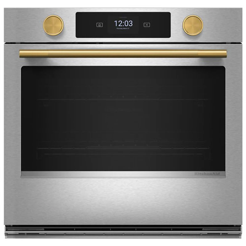 Four mural électrique à convection véritable 5,0 pi³ 30 po de KitchenAid (KOES730SPS) - Acier inoxydable PrintShield