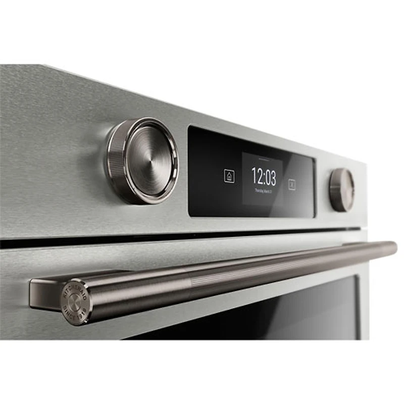 Four mural électrique à convection véritable 5,0 pi³ 30 po de KitchenAid (KOES730SPS) - Acier inoxydable PrintShield