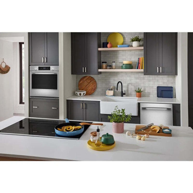 Four mural électrique à convection véritable 5,0 pi³ 30 po de KitchenAid (KOES730SPS) - Acier inoxydable PrintShield