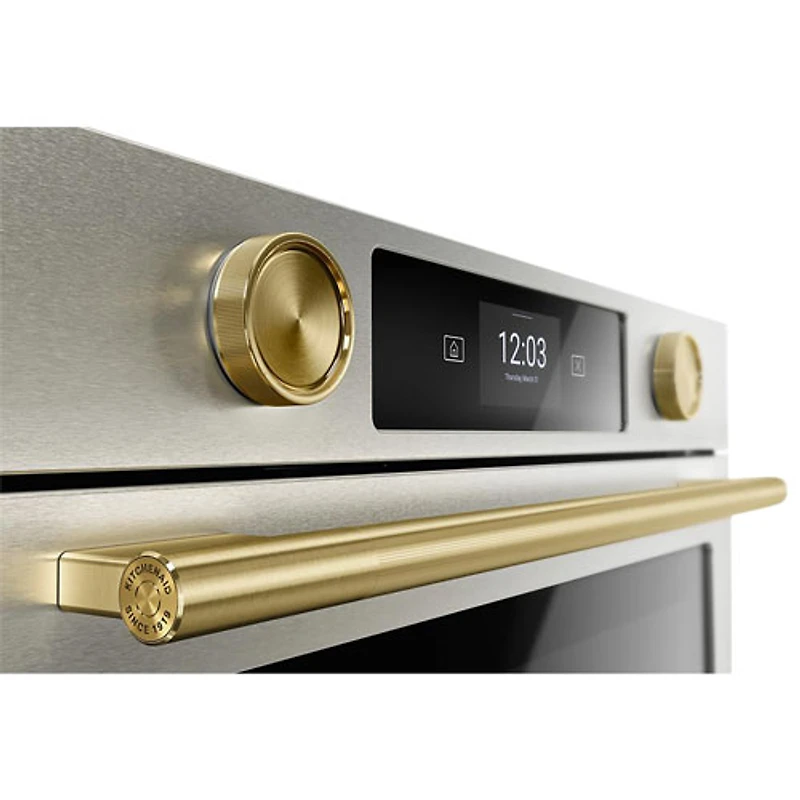 Four mural électrique à convection véritable 5,0 pi³ 30 po de KitchenAid (KOES730SPS) - Acier inoxydable PrintShield