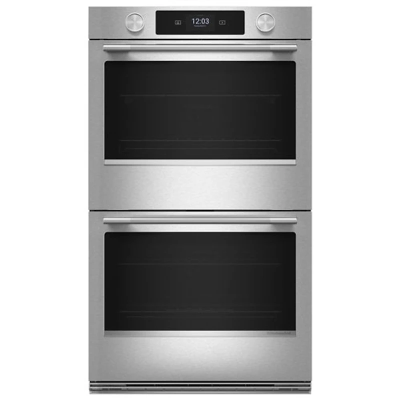 KitchenAid 27" 8.6 Cu. Ft. True Convection Electric Wall Oven (KOED727SPS) - PrintShield Stainless
