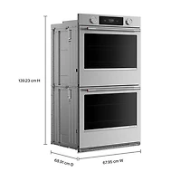 KitchenAid 27" 8.6 Cu. Ft. True Convection Electric Wall Oven (KOED727SPS) - PrintShield Stainless