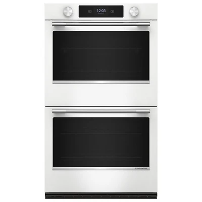 KitchenAid 30" 10.0 Cu. Ft. True Convection Electric Wall Oven (KOED730SWH) - White