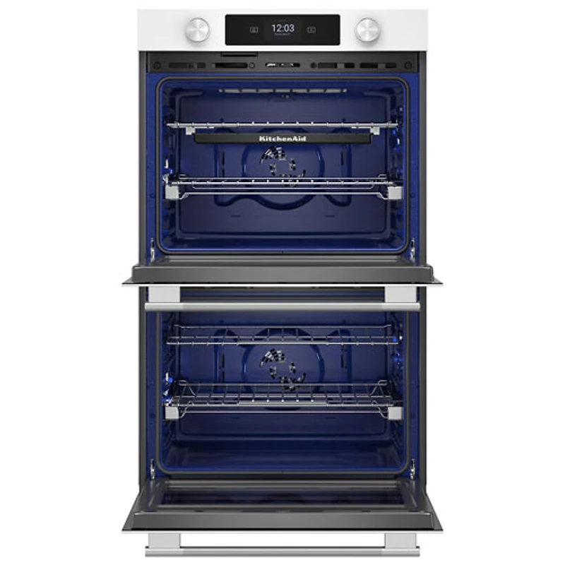 KitchenAid 30" 10.0 Cu. Ft. True Convection Electric Wall Oven (KOED730SWH) - White