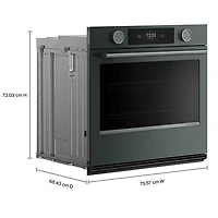 KitchenAid 30" 5.0 Cu. Ft. True Convection Electric Wall Oven (KOES730SJP) - Juniper