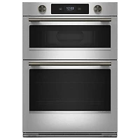 KitchenAid 30" 5 Cu. Ft. Combination True Convection Electric Wall Oven (KOEC730SPS) - PrintShield Stainless