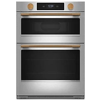 KitchenAid 30" 5 Cu. Ft. Combination True Convection Electric Wall Oven (KOEC730SPS) - PrintShield Stainless