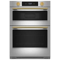KitchenAid 30" 5 Cu. Ft. Combination True Convection Electric Wall Oven (KOEC730SPS) - PrintShield Stainless