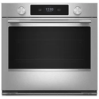 KitchenAid 26" 4.3 Cu. Ft. True Convection Electric Wall Oven (KOES727SPS) - PrintShield Stainless