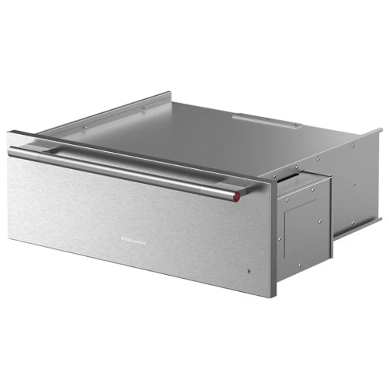 KitchenAid 27" 1.3 Cu. Ft. Electric Warming Drawer (KWES727SPS) - PrintShield Stainless
