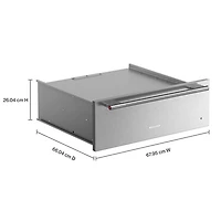 KitchenAid 27" 1.3 Cu. Ft. Electric Warming Drawer (KWES727SPS) - PrintShield Stainless