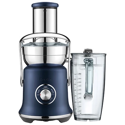 Remis à neuf (Bon état) - Centrifugeuse Juice Fountain Cold XL de Breville - Bleu Damas - Réusiné par Breville