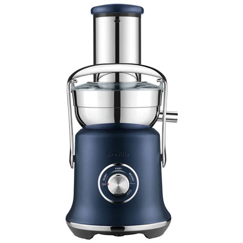 Remis à neuf (Bon état) - Centrifugeuse Juice Fountain Cold XL de Breville - Bleu Damas - Réusiné par Breville