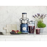 Remis à neuf (Bon état) - Centrifugeuse Juice Fountain Cold XL de Breville - Bleu Damas - Réusiné par Breville