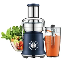 Remis à neuf (Bon état) - Centrifugeuse Juice Fountain Cold XL de Breville - Bleu Damas - Réusiné par Breville