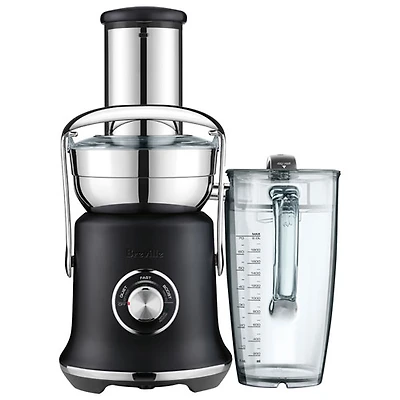 Remis à neuf (Bon état) - Centrifugeuse Juice Fountain Cold XL de Breville - Truffe noire - Réusiné par Breville