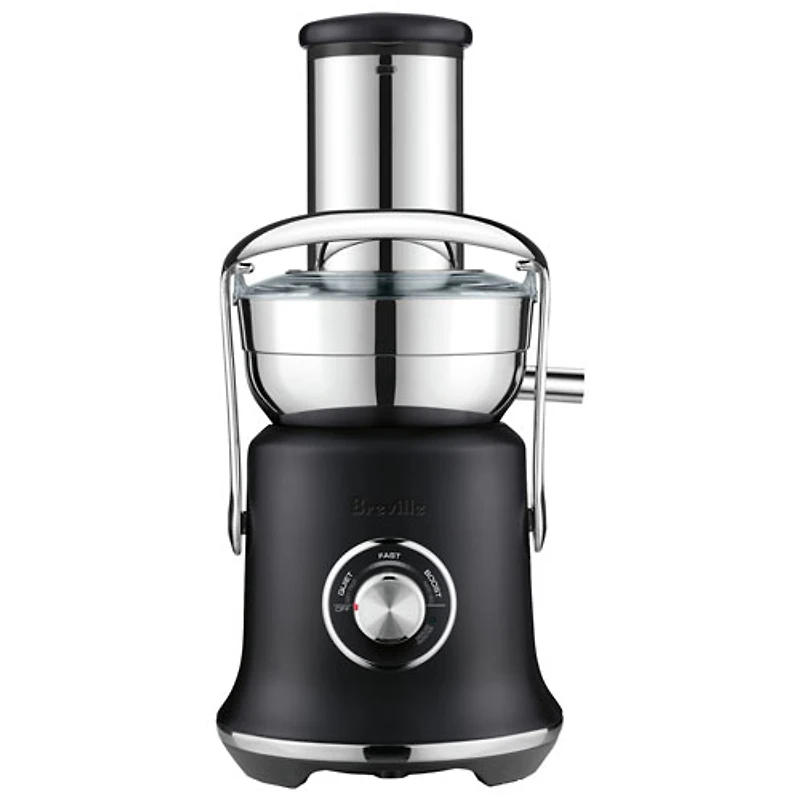 Remis à neuf (Bon état) - Centrifugeuse Juice Fountain Cold XL de Breville - Truffe noire - Réusiné par Breville