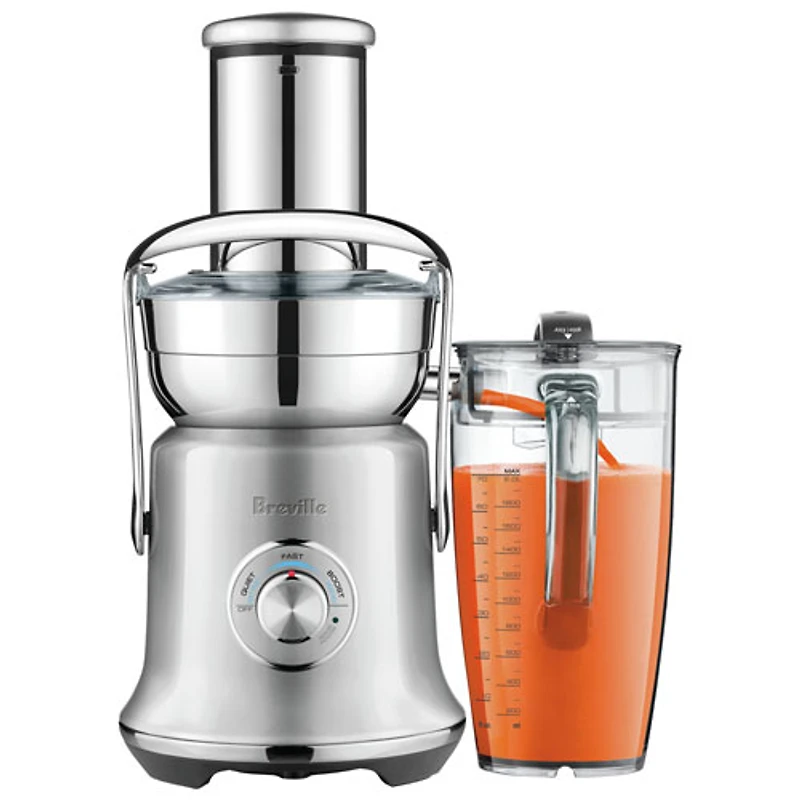Remis à neuf (Bon état) - Centrifugeuse Juice Fountain Cold XL de Breville - Acier inoxydable brossé - Réusiné par Breville