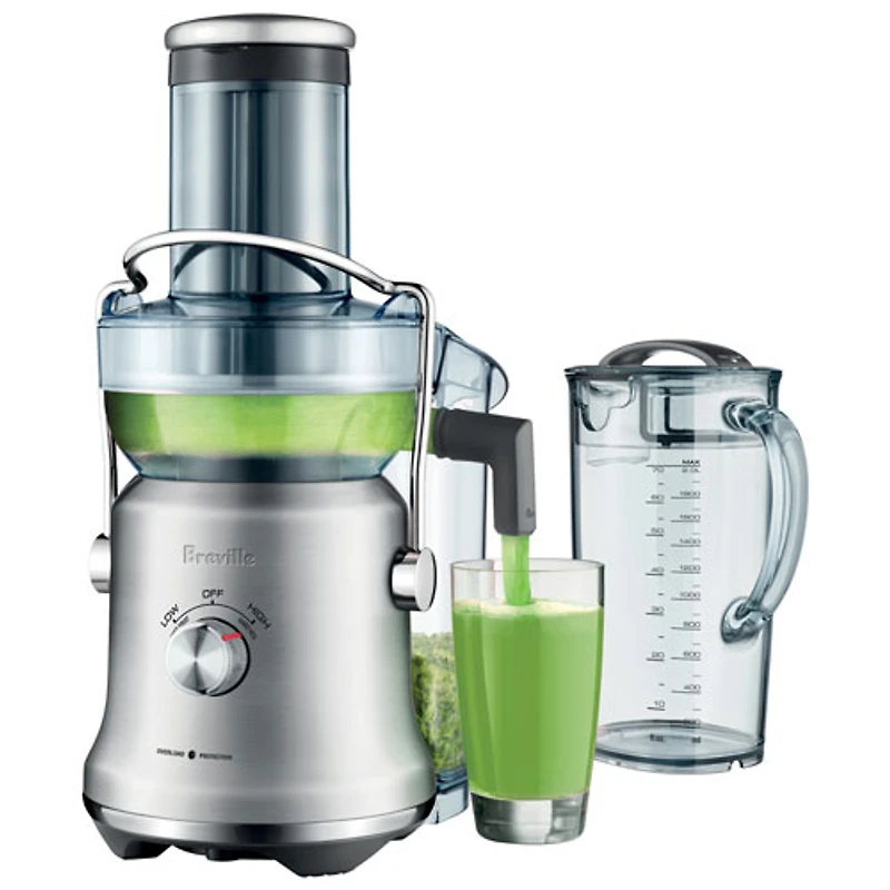 Refurbished (Good) - Breville Juice Fountain Cold Plus Centrifugal Juicer - Brushed Stainless Steel - Remanufactured by Breville