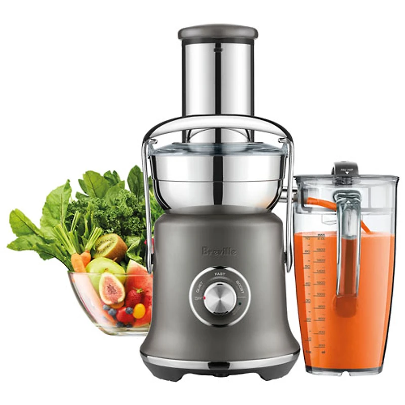 Remis à neuf (Bon état) - Centrifugeuse Juice Fountain Cold XL de Breville - Coquille d'huitre - Réusiné par Breville