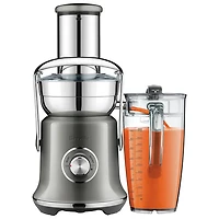 Refurbished (Good) - Breville Juice Fountain Cold XL Centrifugal Juicer - Smoked Hickory - Remanufactured by Breville