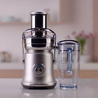 Refurbished (Good) - Breville Juice Fountain Cold XL Centrifugal Juicer - Smoked Hickory - Remanufactured by Breville