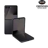 Boîte ouverte - Galaxy Z Flip7 5G de Go de Samsung - Noir de jais