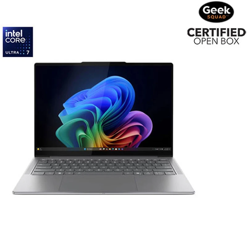 Open Box - Lenovo Slim 7i 14" Touchscreen Copilot+ PC Laptop - Luna Grey (Intel Core Ultra 7 - 258V/32GB RAM/1TB SSD/Windows 11)