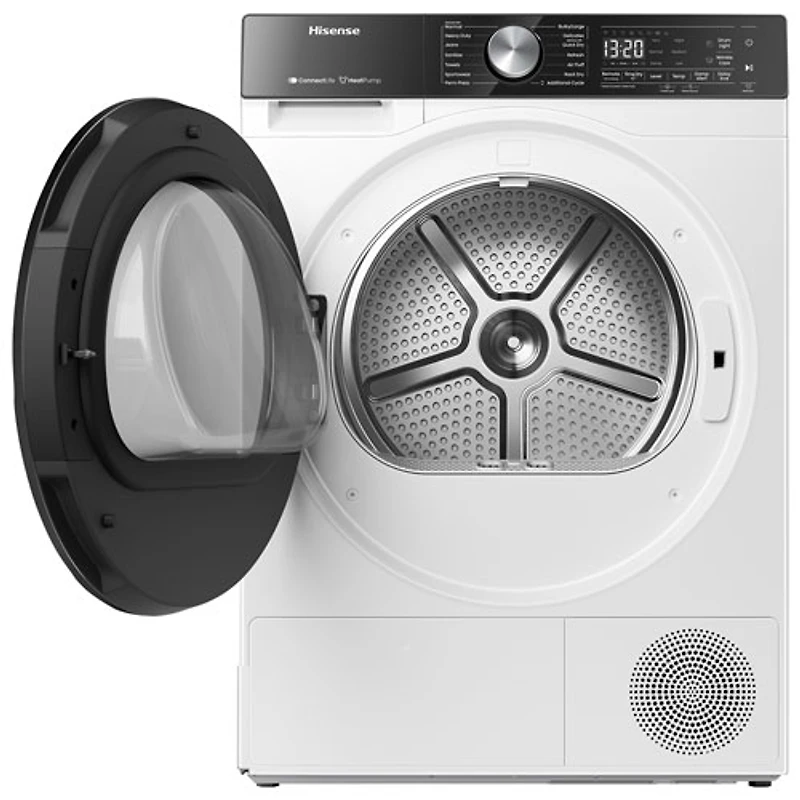 Hisense 4.5 Cu. Ft. Electric Steam Dryer (DH5S452BW) - White