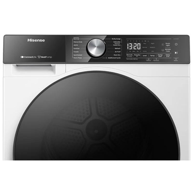 Hisense 4.5 Cu. Ft. Electric Steam Dryer (DH5S452BW) - White