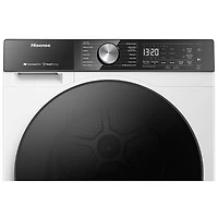 Hisense 4.5 Cu. Ft. Electric Steam Dryer (DH5S452BW) - White
