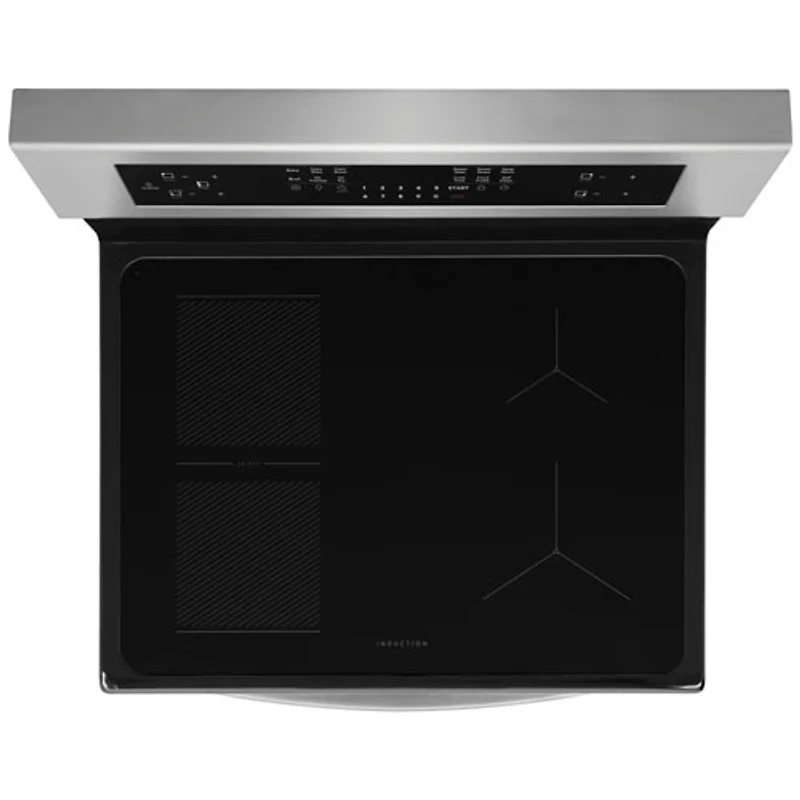 Cuisinière à induction autonome avec convection véritable et friture à l'air de 4 éléments 5,3 pi³ 30 po Gallery de Frigidaire (GCRI306CBF) - Acier inoxydable