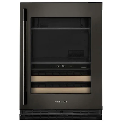 Kitchenaid 4.89 Cu. Ft. Freestanding Bar Fridge (KUBR524SBE) - Black Ore