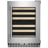 Kitchenaid 46-Bottle Freestanding Wine Cellar (KUWR524SPS) - PrintShield Stainless Finish