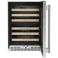 Kitchenaid 46-Bottle Freestanding Wine Cellar (KUWR524SPS) - PrintShield Stainless Finish