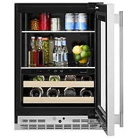Kitchenaid 4.89 Cu. Ft. Freestanding Bar Fridge (KUBR524SPS) - PrintShield Stainless Finish