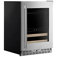 Kitchenaid 4.89 Cu. Ft. Freestanding Bar Fridge (KUBR524SPS) - PrintShield Stainless Finish