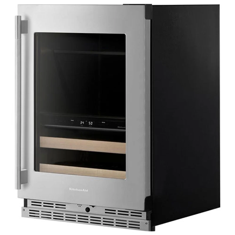 Kitchenaid 4.89 Cu. Ft. Freestanding Bar Fridge (KUBR524SPS) - PrintShield Stainless Finish