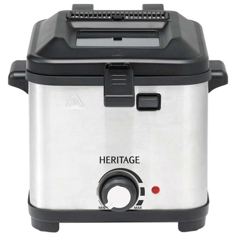 Friteuse à immersion compacte d'Heritage - 1,5 L/1,6 pinte - Acier inoxydable