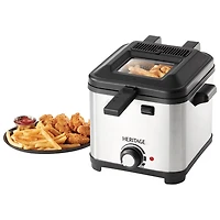 Friteuse à immersion compacte d'Heritage - 1,5 L/1,6 pinte - Acier inoxydable